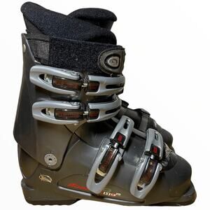 Nordica B9W Ski Boots Mondo 4 Micro Adjust Alu Buckles Black 240/245